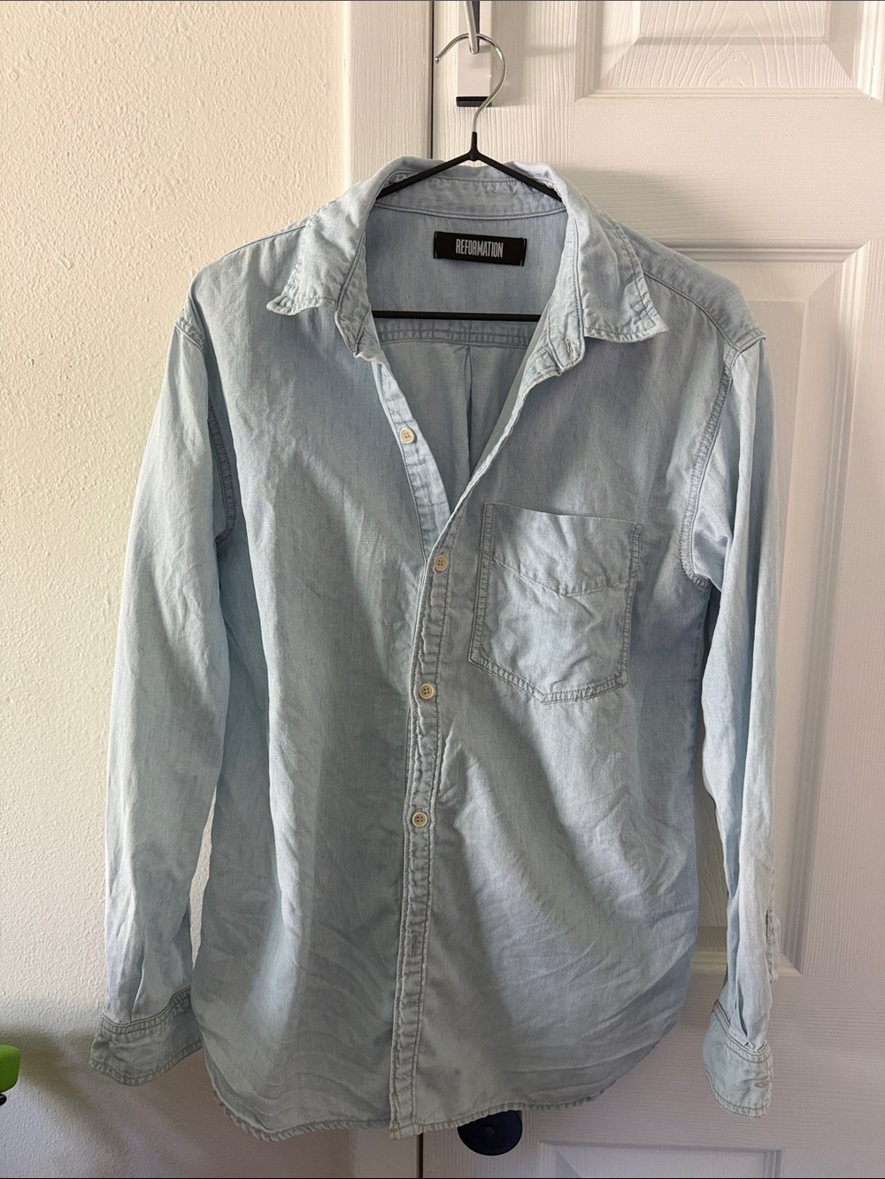 Vintage Reformation USA Made Tencel / Linen/Ramie Shirt, Small